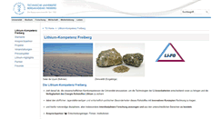 Desktop Screenshot of lithium.tu-freiberg.de
