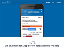 Tablet Screenshot of mytu.tu-freiberg.de